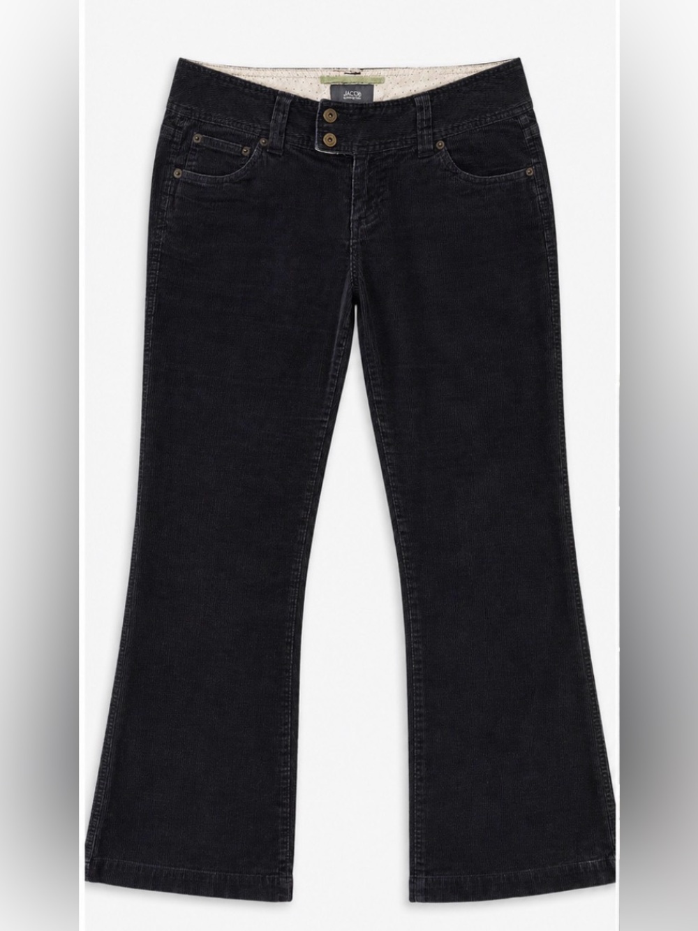 Jacob Connexion Black Corduroy Bootcut Pants Size 5/6